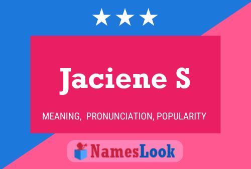 ملصق اسم Jaciene S