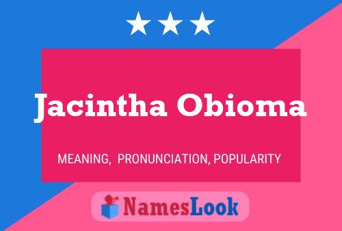 ملصق اسم Jacintha Obioma