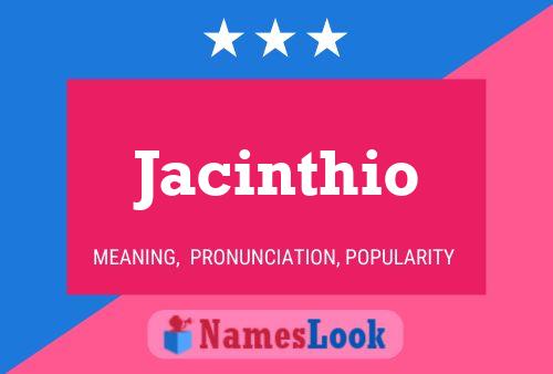 ملصق اسم Jacinthio