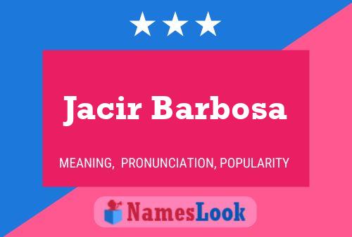 ملصق اسم Jacir Barbosa