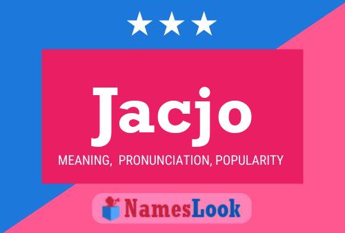 ملصق اسم Jacjo