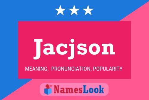 ملصق اسم Jacjson