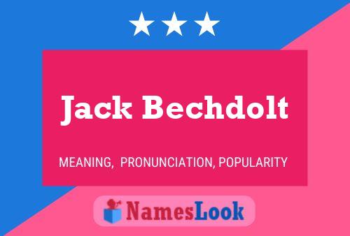 ملصق اسم Jack Bechdolt