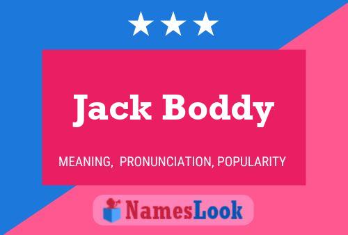 ملصق اسم Jack Boddy