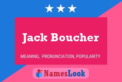 ملصق اسم Jack Boucher