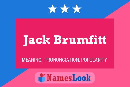 ملصق اسم Jack Brumfitt