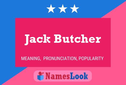 ملصق اسم Jack Butcher