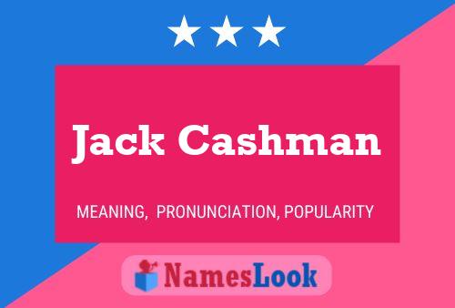 ملصق اسم Jack Cashman