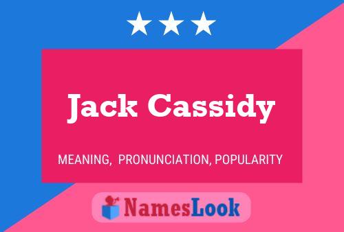 ملصق اسم Jack Cassidy