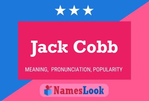 ملصق اسم Jack Cobb