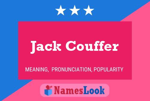 ملصق اسم Jack Couffer