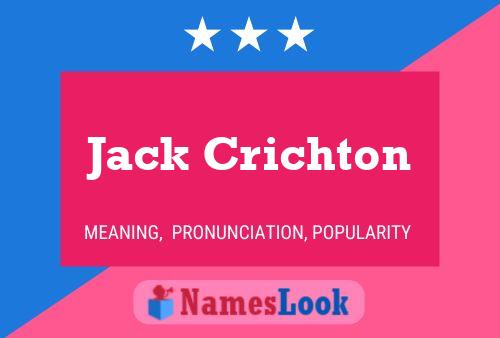 ملصق اسم Jack Crichton