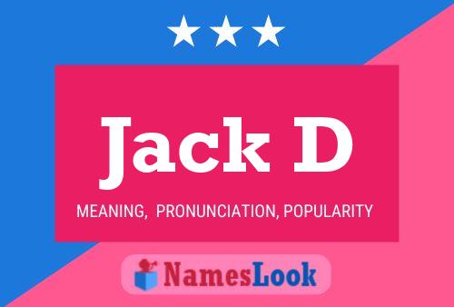 ملصق اسم Jack D