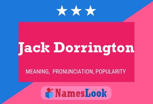 ملصق اسم Jack Dorrington