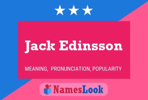 ملصق اسم Jack Edinsson