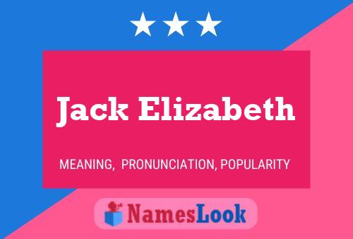 ملصق اسم Jack Elizabeth