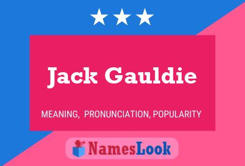 ملصق اسم Jack Gauldie