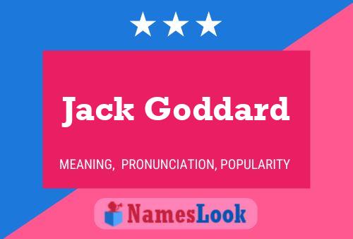 ملصق اسم Jack Goddard