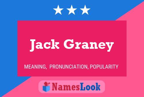 ملصق اسم Jack Graney