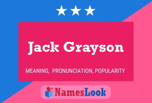 ملصق اسم Jack Grayson