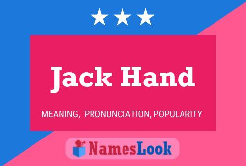 ملصق اسم Jack Hand