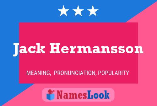 ملصق اسم Jack Hermansson