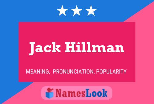 ملصق اسم Jack Hillman