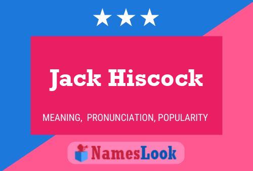 ملصق اسم Jack Hiscock