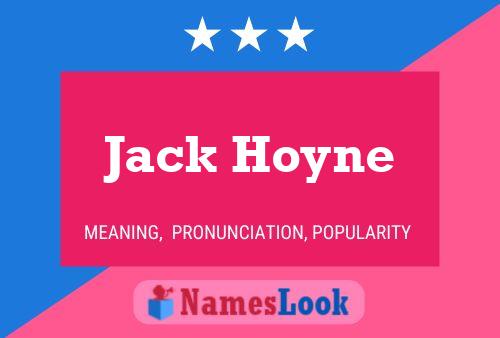 ملصق اسم Jack Hoyne