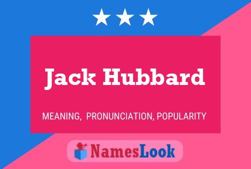 ملصق اسم Jack Hubbard