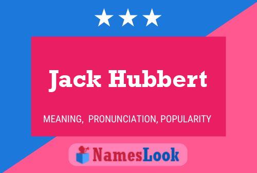 ملصق اسم Jack Hubbert