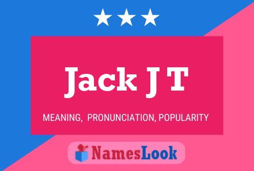 ملصق اسم Jack J T