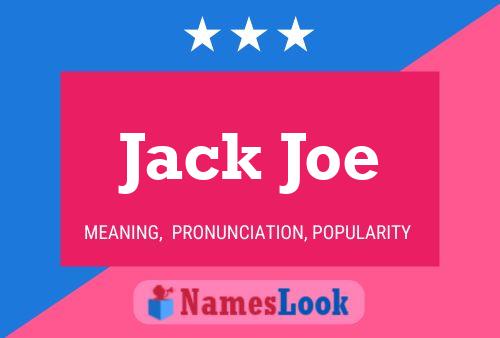 ملصق اسم Jack Joe