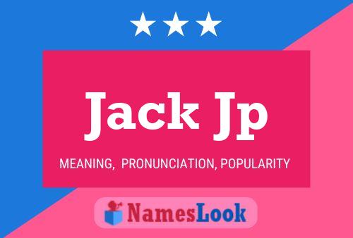 ملصق اسم Jack Jp