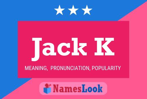 ملصق اسم Jack K