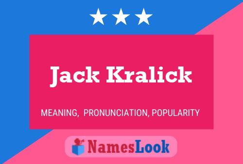 ملصق اسم Jack Kralick