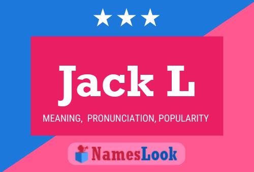 ملصق اسم Jack L