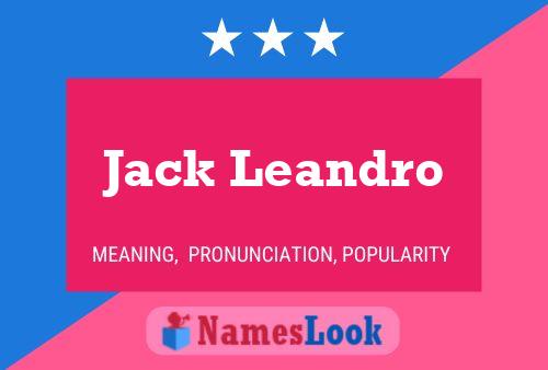 ملصق اسم Jack Leandro