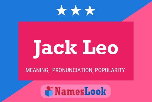 ملصق اسم Jack Leo