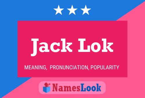 ملصق اسم Jack Lok