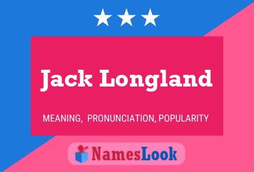 ملصق اسم Jack Longland