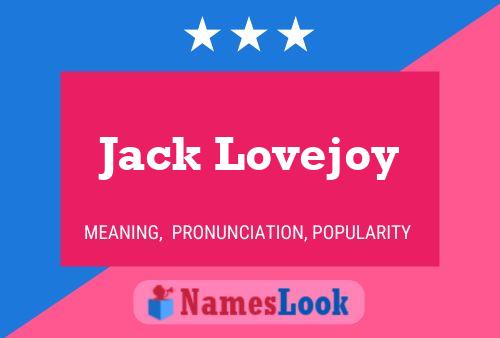 ملصق اسم Jack Lovejoy