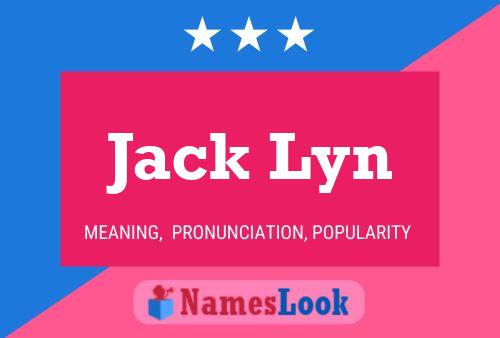 ملصق اسم Jack Lyn