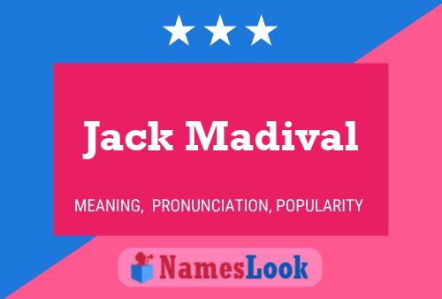 ملصق اسم Jack Madival