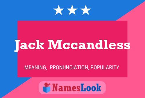 ملصق اسم Jack Mccandless