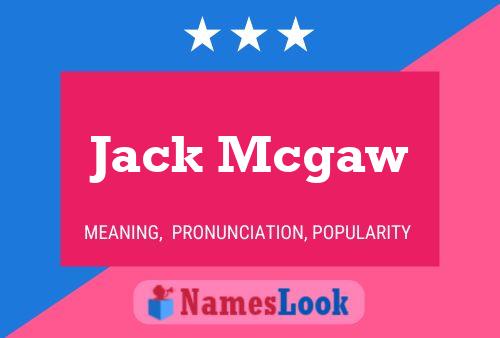 ملصق اسم Jack Mcgaw