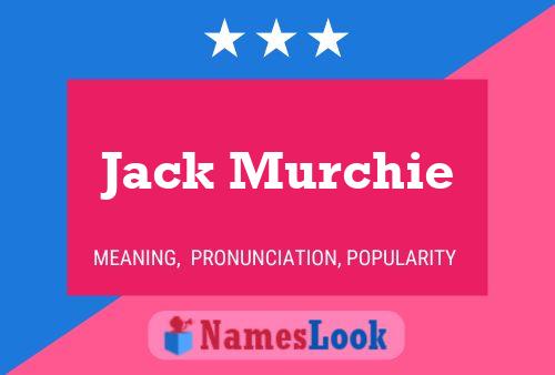 ملصق اسم Jack Murchie