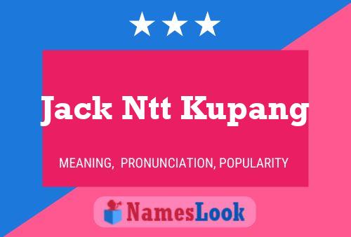 ملصق اسم Jack Ntt Kupang