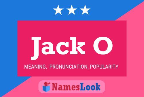 ملصق اسم Jack O