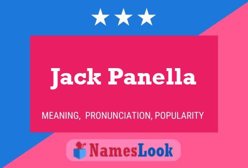 ملصق اسم Jack Panella